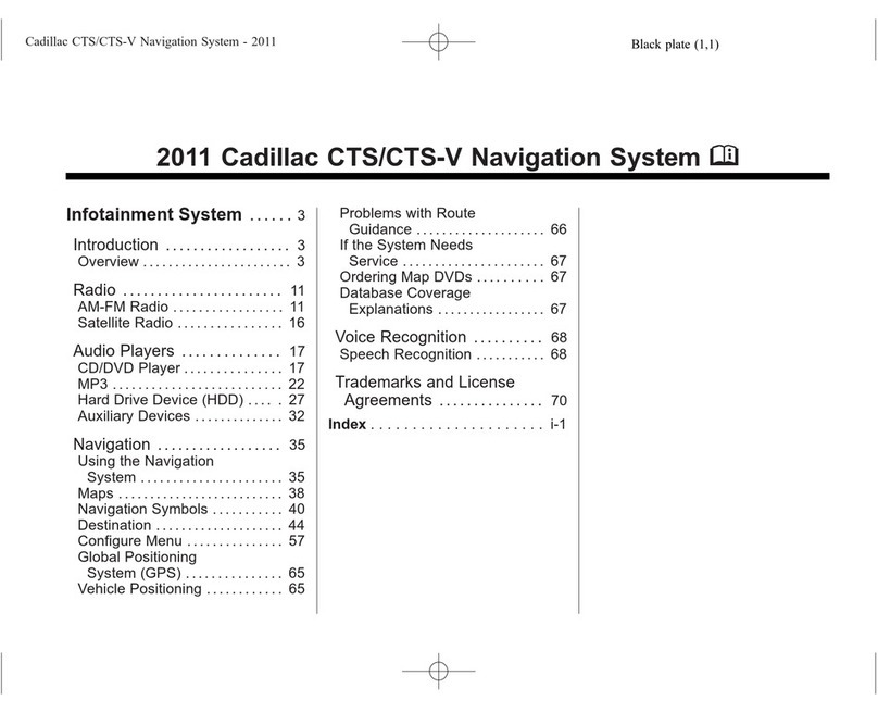 Cadillac 2011 CTS COUPE Parts list manual