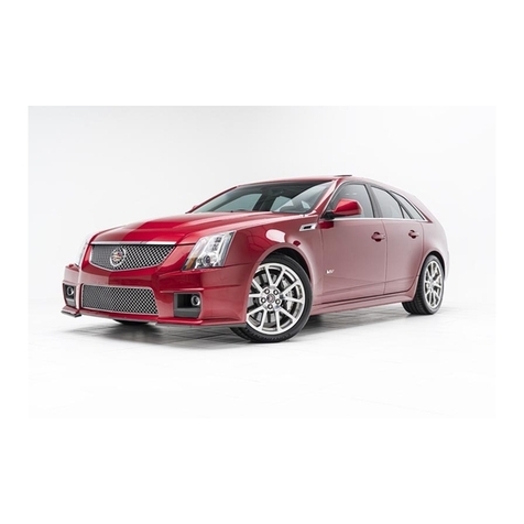 Cadillac 2011 CTS COUPE Parts list manual