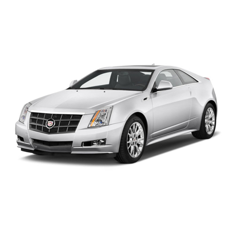 Cadillac 2011 CTS COUPE User manual