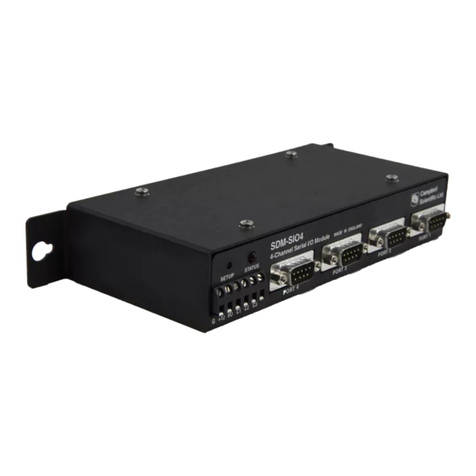 Campbell SDM-SIO4 User manual