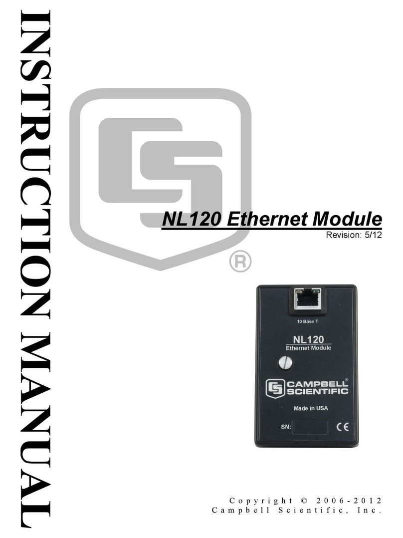Campbell NL120 instruction manual