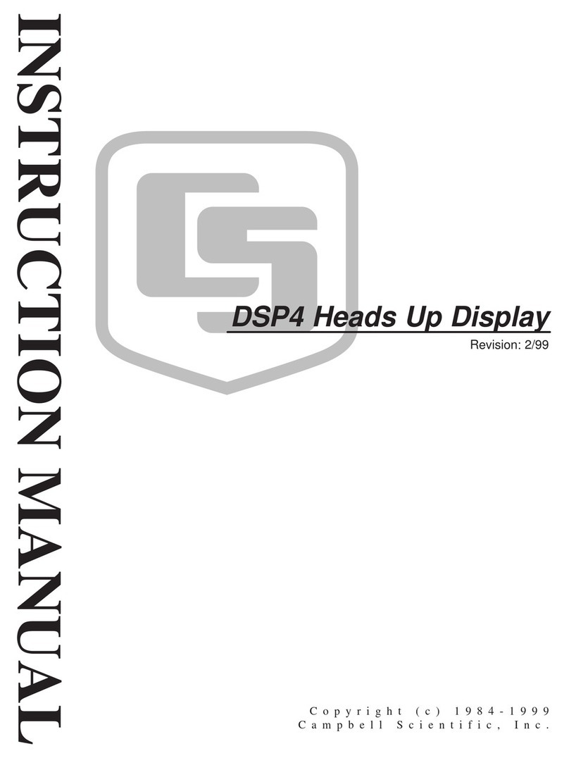 Campbell DSP4 instruction manual