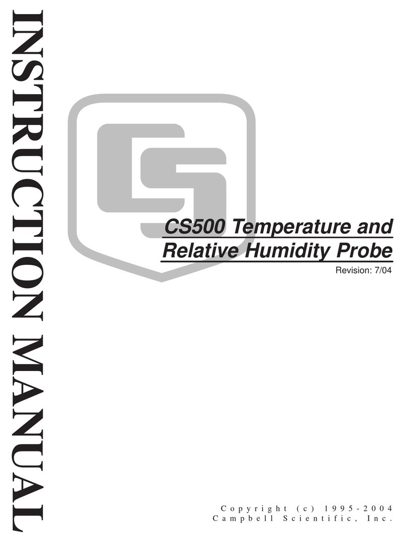 Campbell CS500 instruction manual