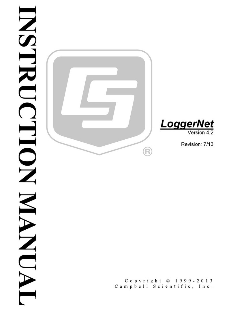 Campbell LoggerNet instruction manual