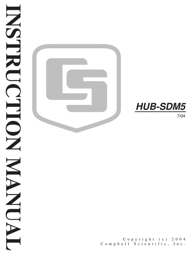 Campbell HUB-SDM5 User manual