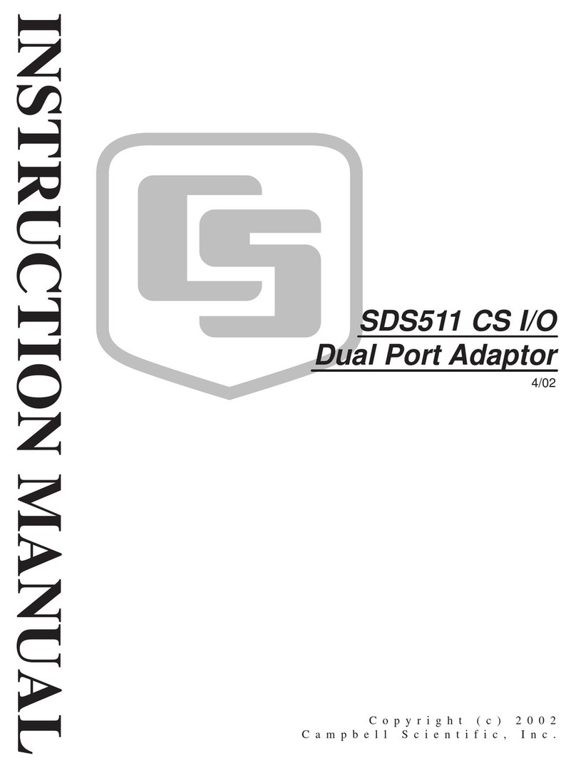 Campbell SDS511 instruction manual