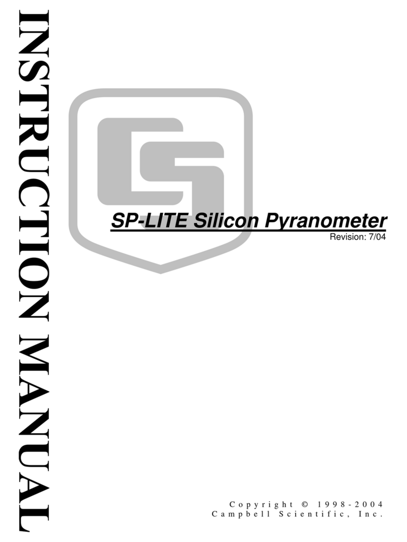 Campbell SP-LITE User manual Campbell SP-LITE User manual