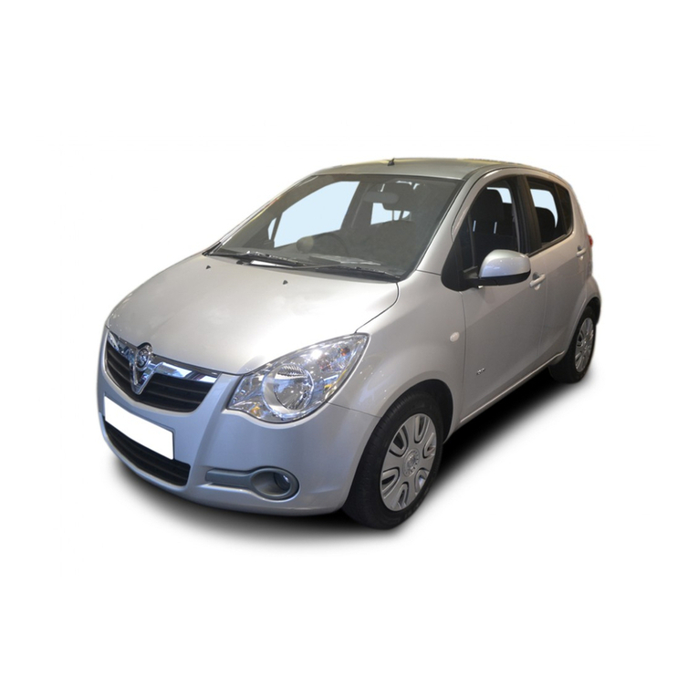 Vauxhall 2012 Agila User manual