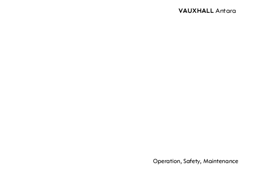 Vauxhall Antara User manual