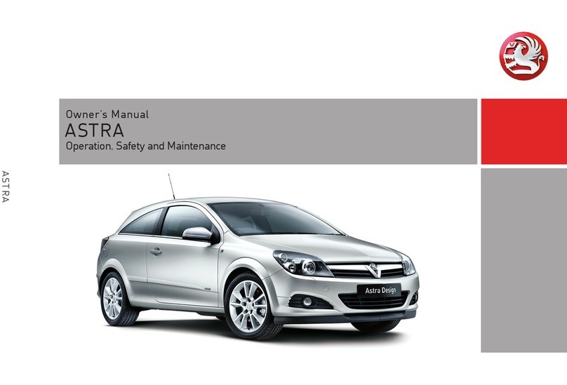 Vauxhall 2010 Astra User manual