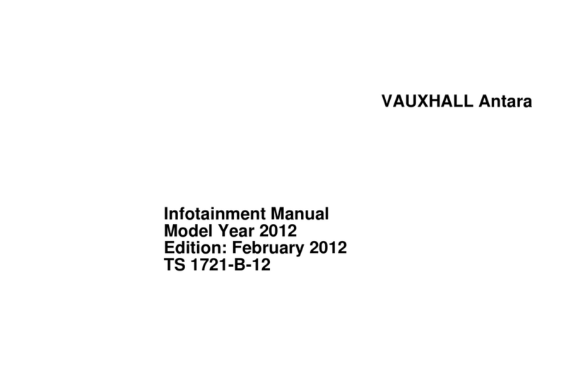 Vauxhall Antara User manual