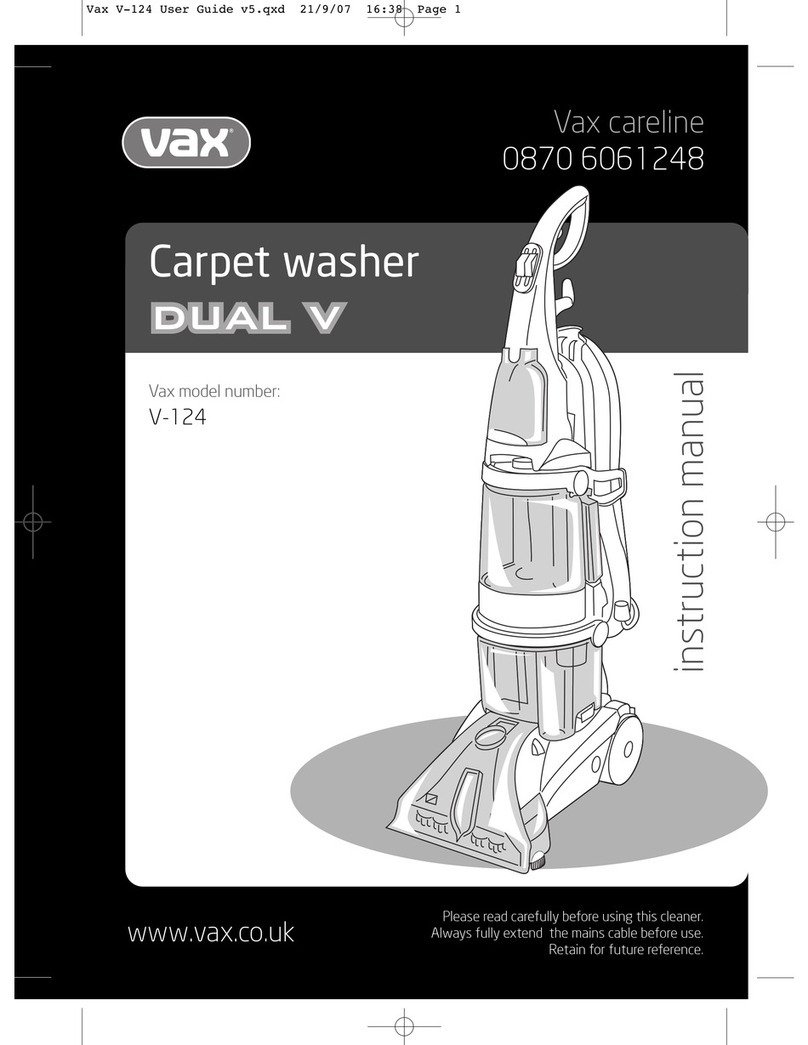 Vax DUAL V-124 User manual
