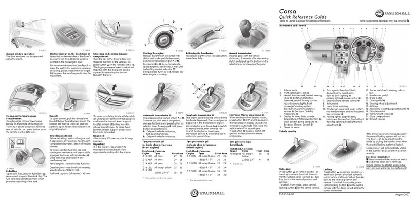 Vauxhall 2013 Corsa Infotainment system User manual