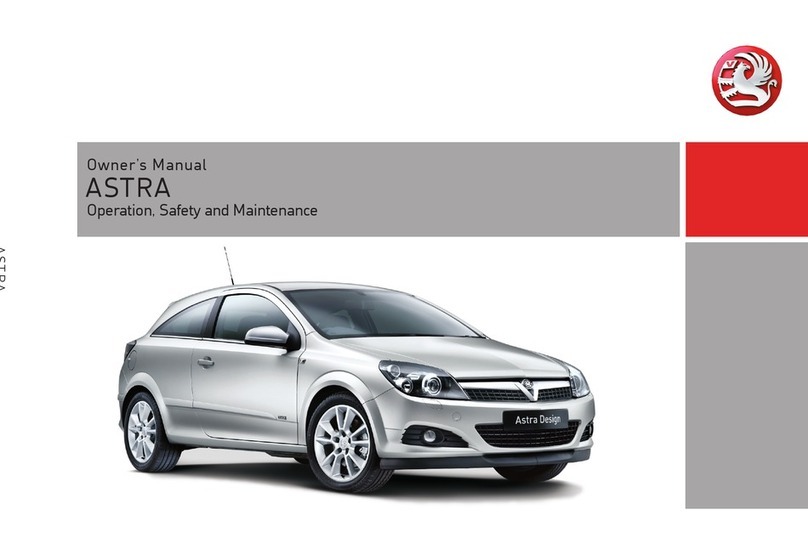 Vauxhall 2010 Astra User manual