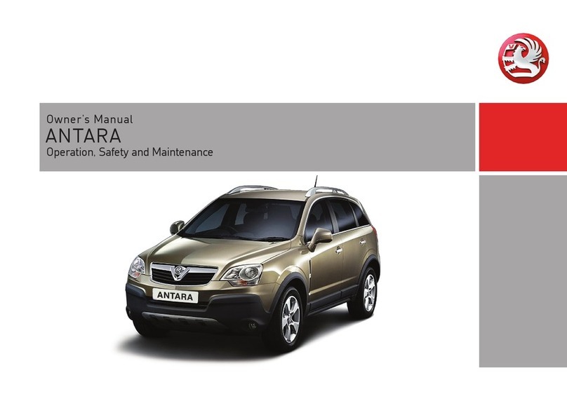 Vauxhall Antara owner's manual