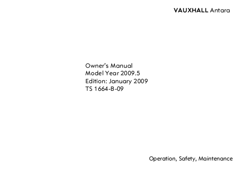 Vauxhall Antara owner's manual