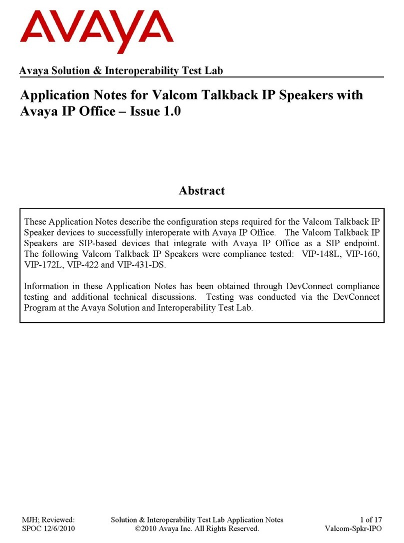 Avaya IP Office Phone Manager Application notes
