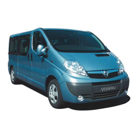 Vauxhall VIVARO User manual