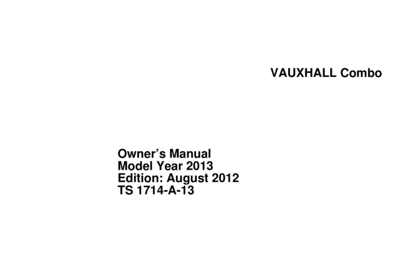 Vauxhall 2013 Combo owner's manual