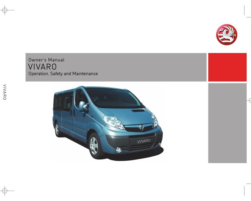 Vauxhall VIVARO owner's manual