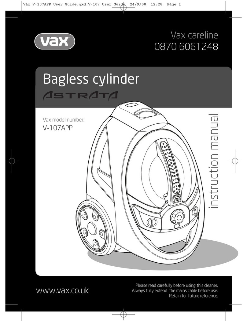 Vax Astrata V-107APP User manual