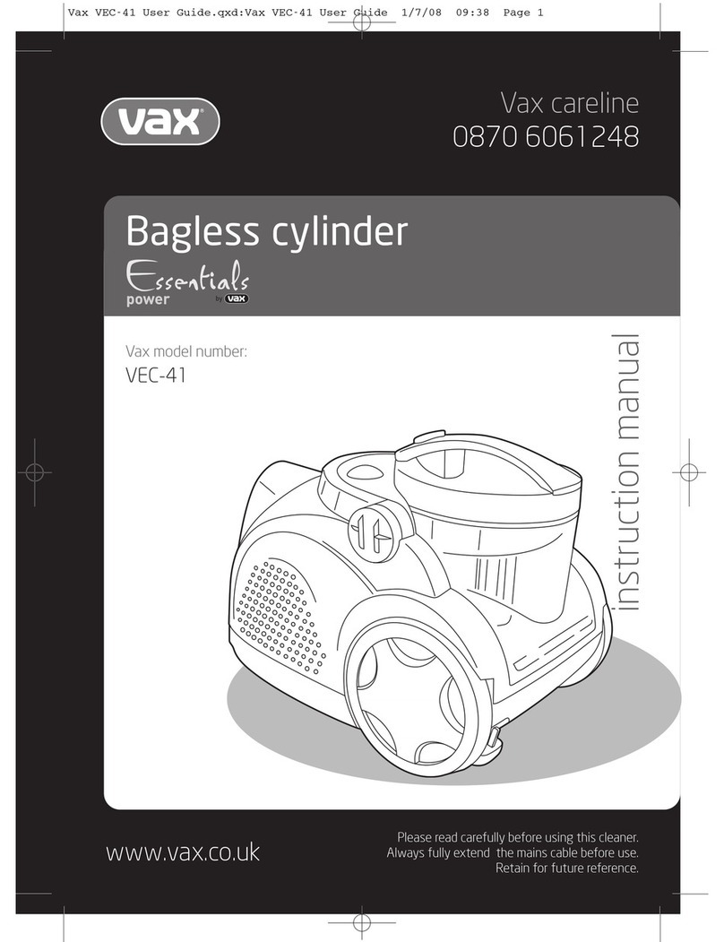 Vax Essentials Power VAC-41 User manual