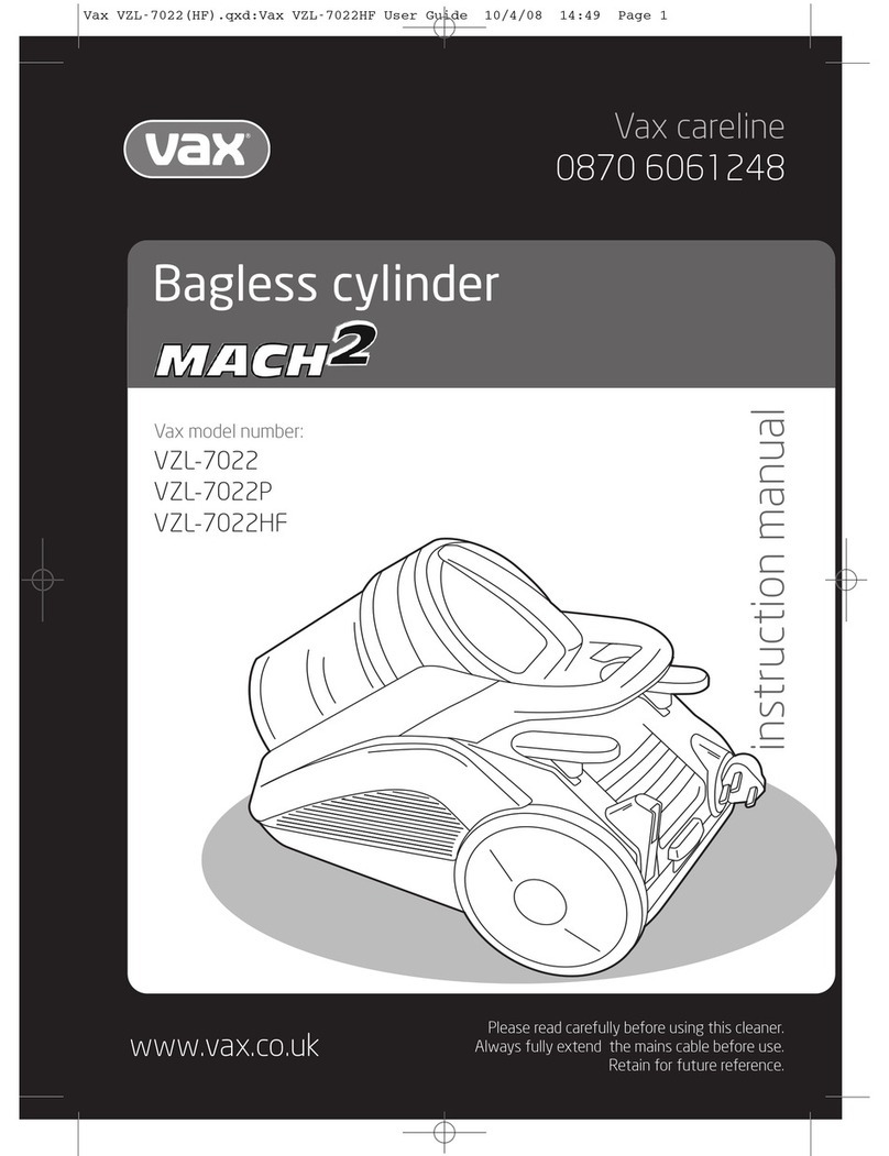 Vax VZL-7022 User manual
