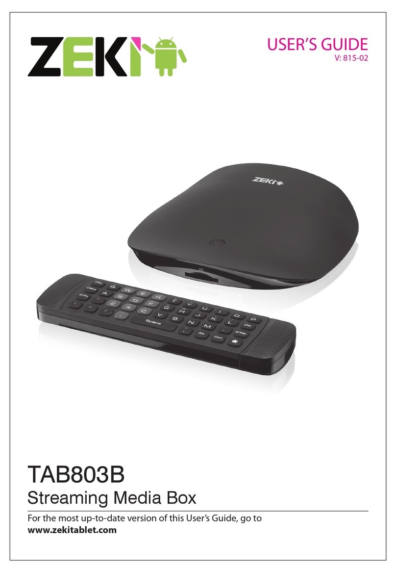 Zeki TAB803B user guide