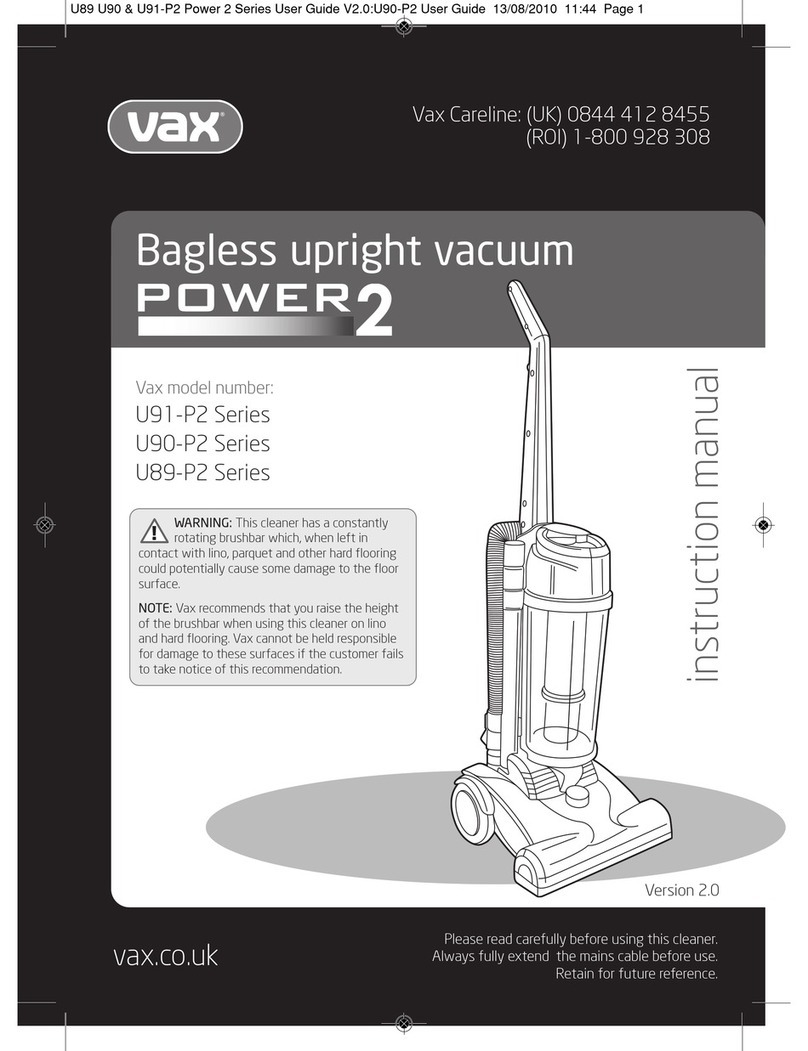 Vax U91-P2 Series User manual