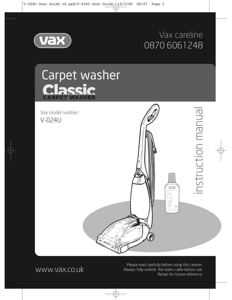 Vax Classic V-024U User manual Vax Classic V-024U User manual