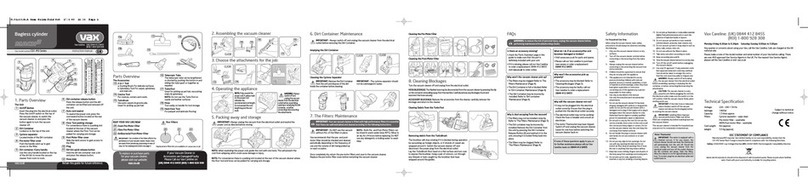 Vax C91-M3 SERIES User manual