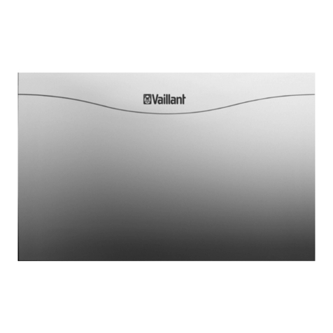 Vaillant Control Center VR 65 User manual