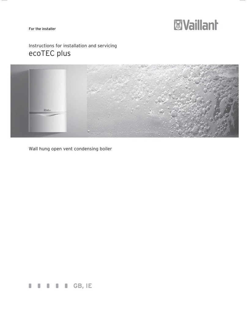 Vaillant ecoTEC plus SERIES Instructions for installation and servicing