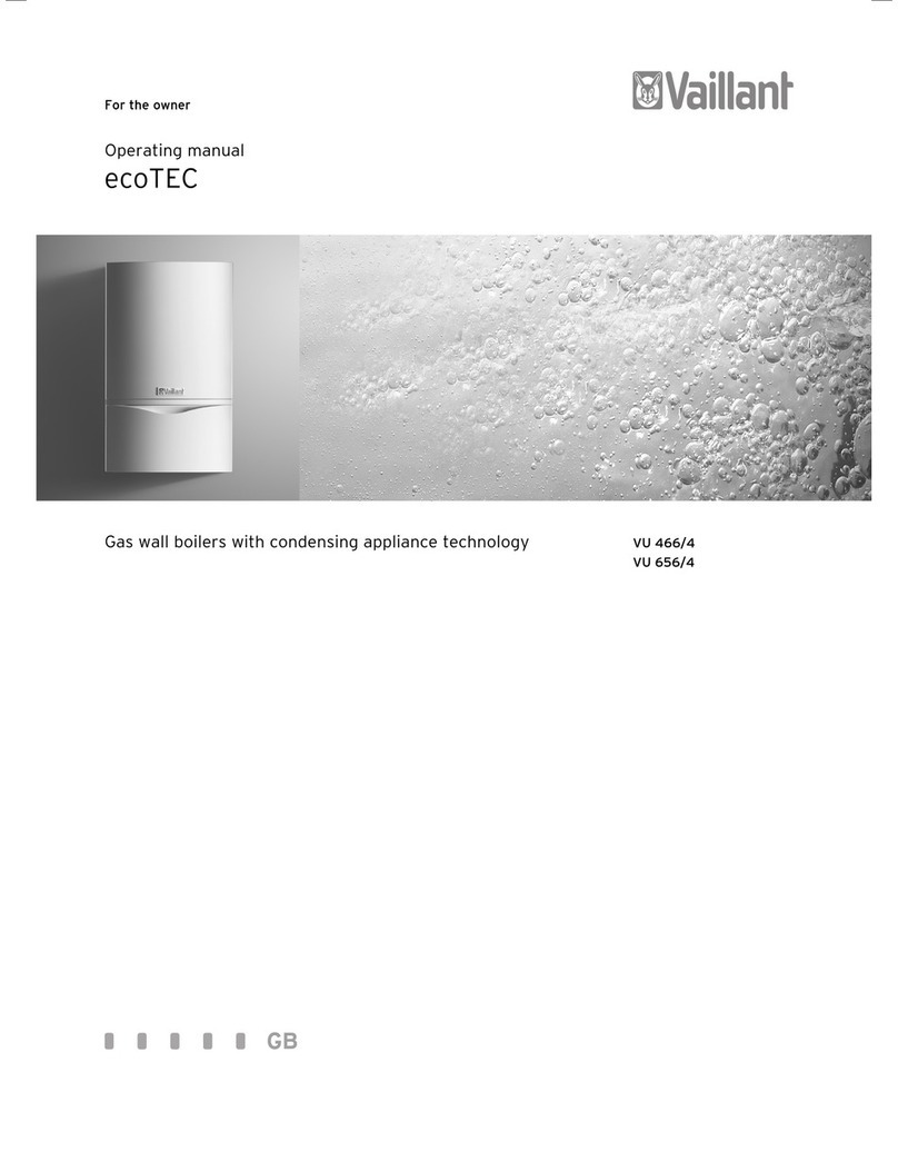 Vaillant ecoTEC SERIES operating manual