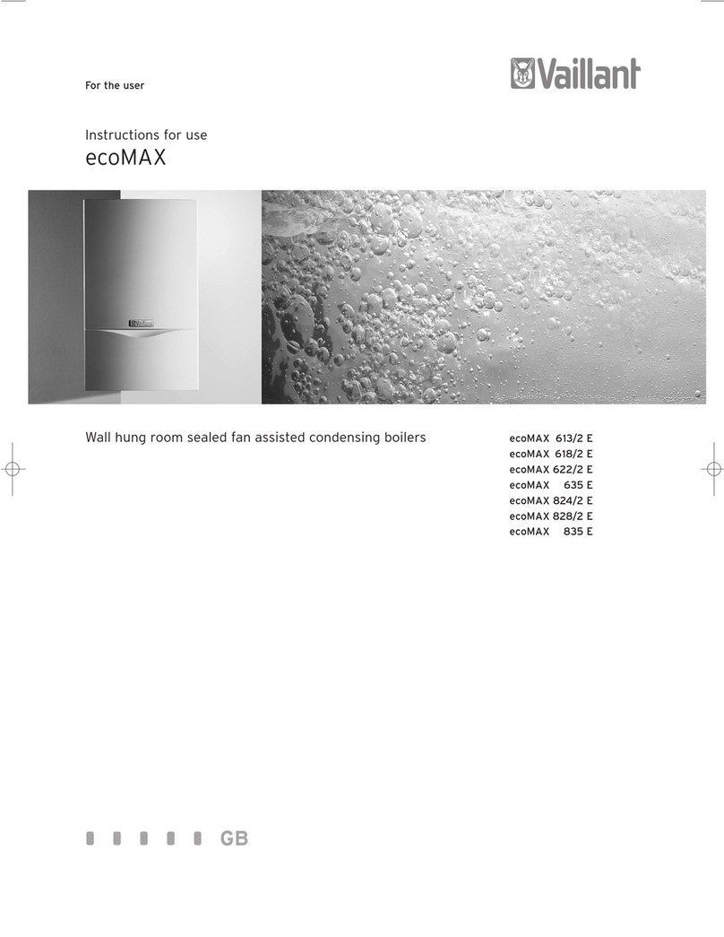 Vaillant ecoMAX SERIES User manual