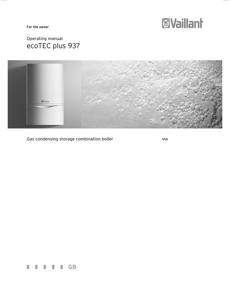 Vaillant ecoTEC plus 937 User manual