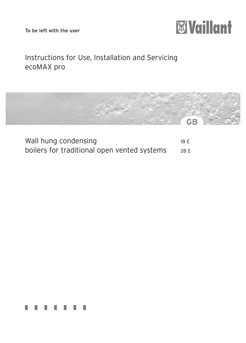 Vaillant ecoMAX pro SERIES Operating manual