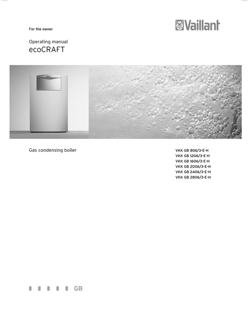 Vaillant ecoCRAFT VKK GB SERIES User manual Vaillant ecoCRAFT VKK GB SERIES User manual