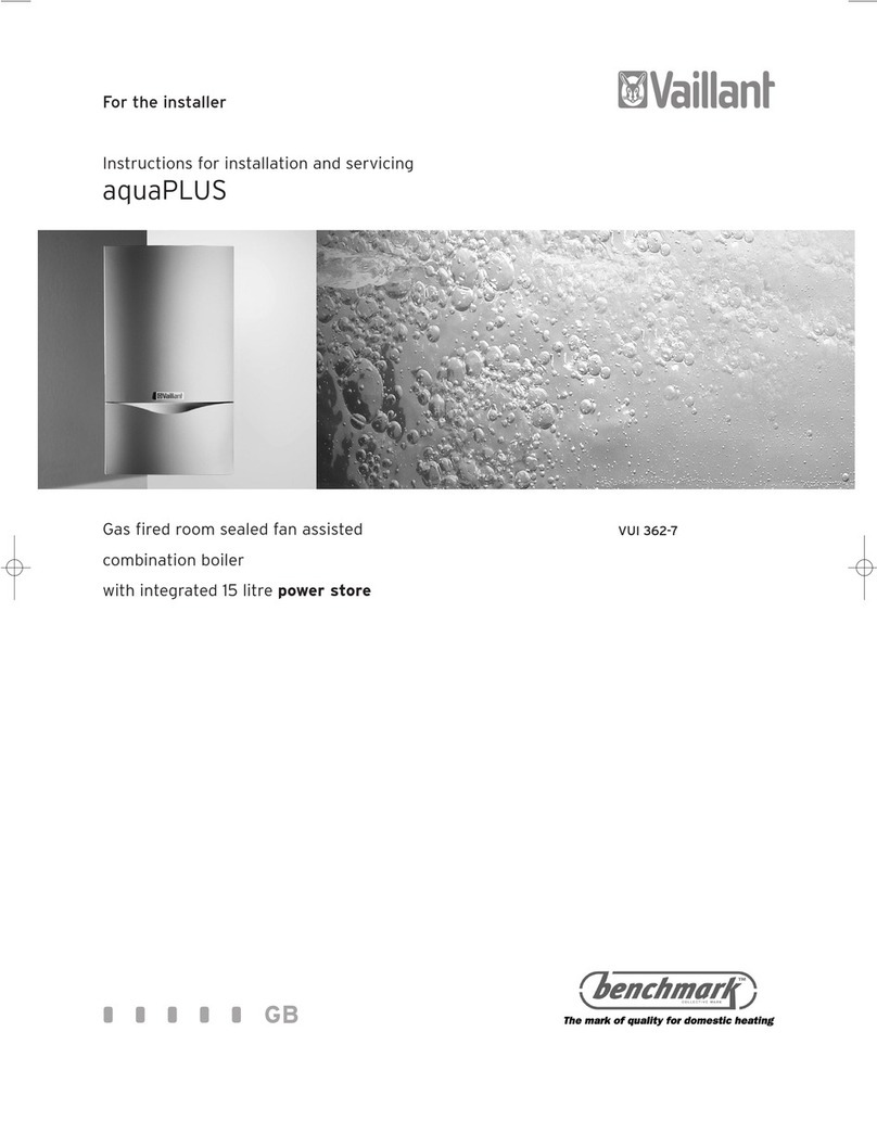 Vaillant aquaPLUS VUI 362-7 User guide Vaillant aquaPLUS VUI 362-7 User guide