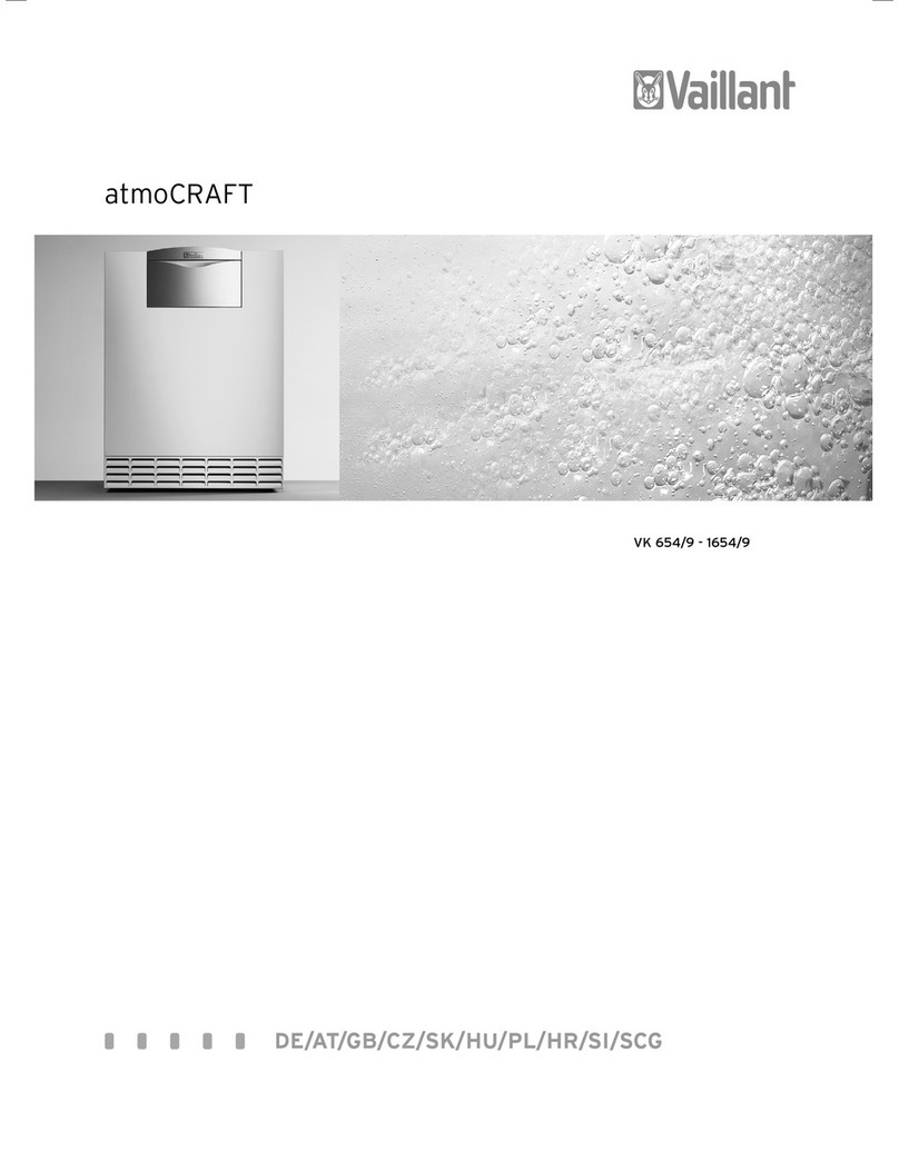 Vaillant atmoCRAFT VK SERIES User manual
