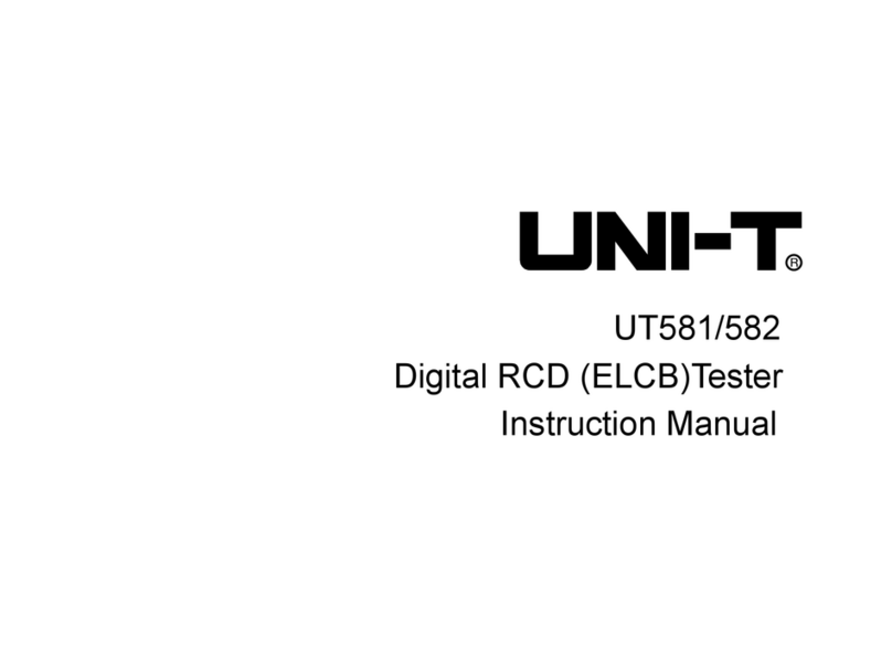 Unit UT581 instruction manual