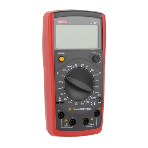 Unit UT601 operating manual