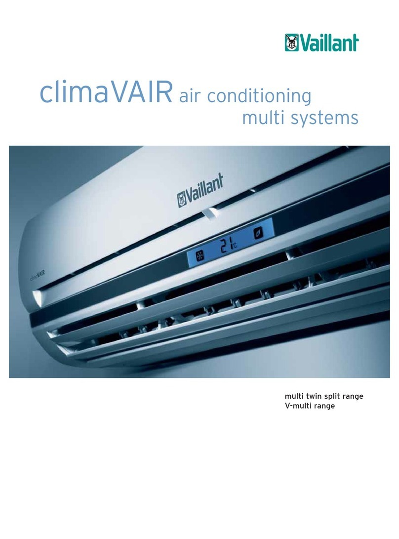 Vaillant multi twin split range Installation guide Vaillant multi twin split range Installation guide