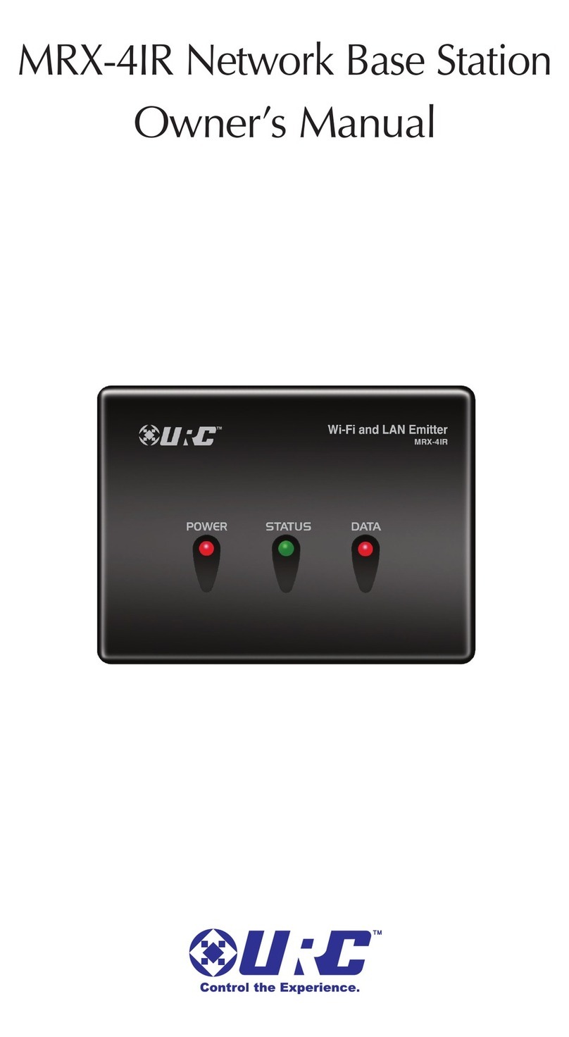 Universal Remote Control MRX-4IR owner's manual