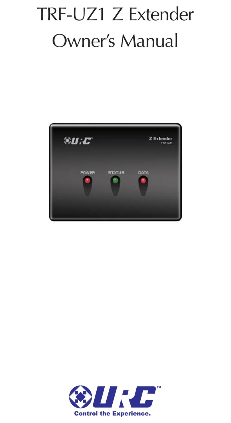 Universal Remote Control TRF-UZ1 owner's manual