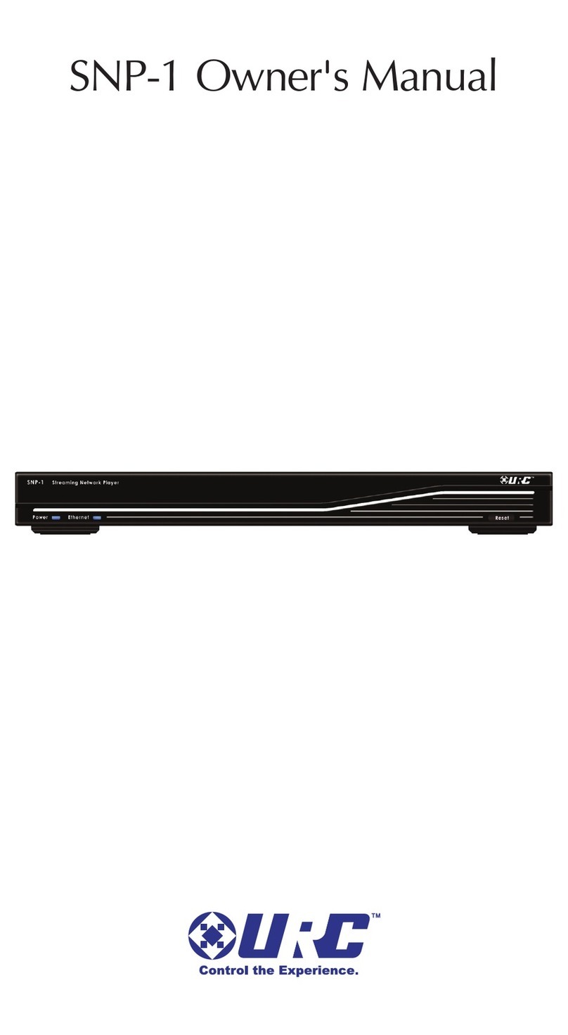 Universal Remote Control SNP-1 User manual