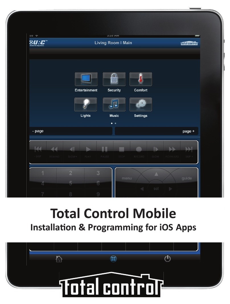 URC Total Control Mobile Installation & programming