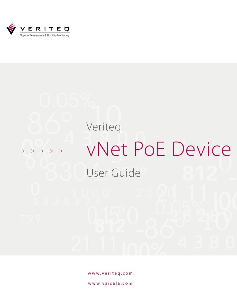 Vaisala Veriteq vNet PoE Device user guide
