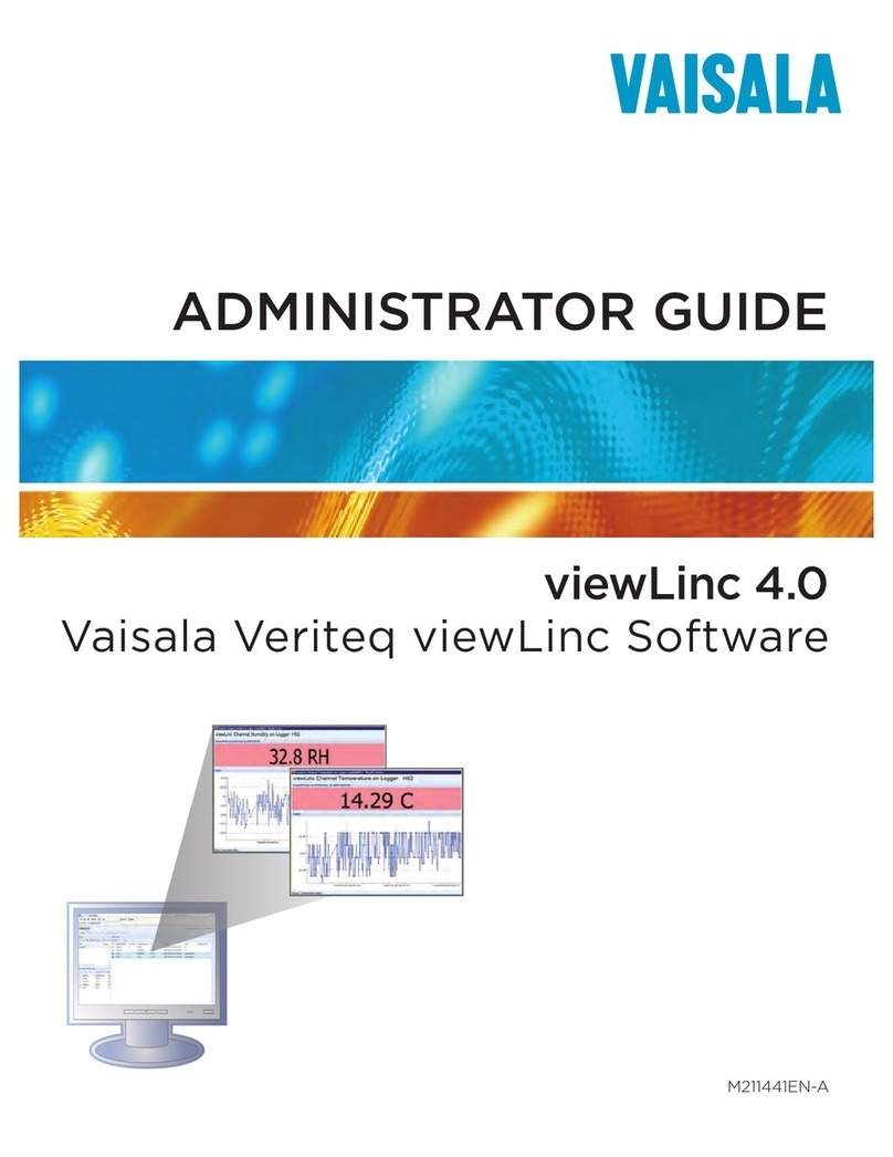 Vaisala Veriteq viewLinc 4.0 Administrator's guide