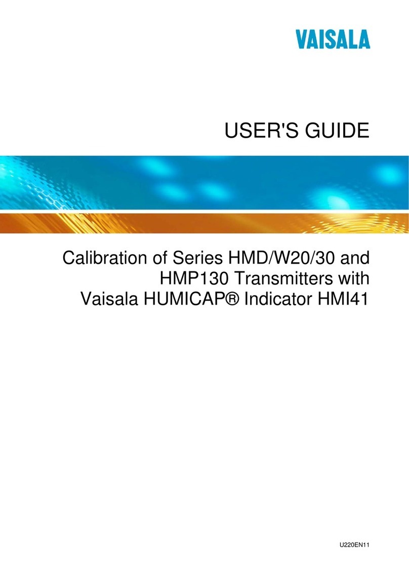 Vaisala HMD20 user guide